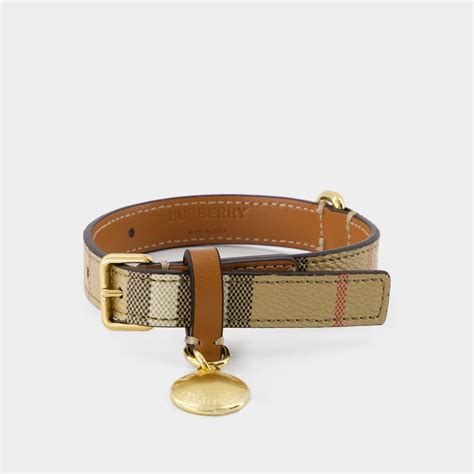 collier pour chien burberry|Collier pour chien Burberry Check en cuir en multicolore – .